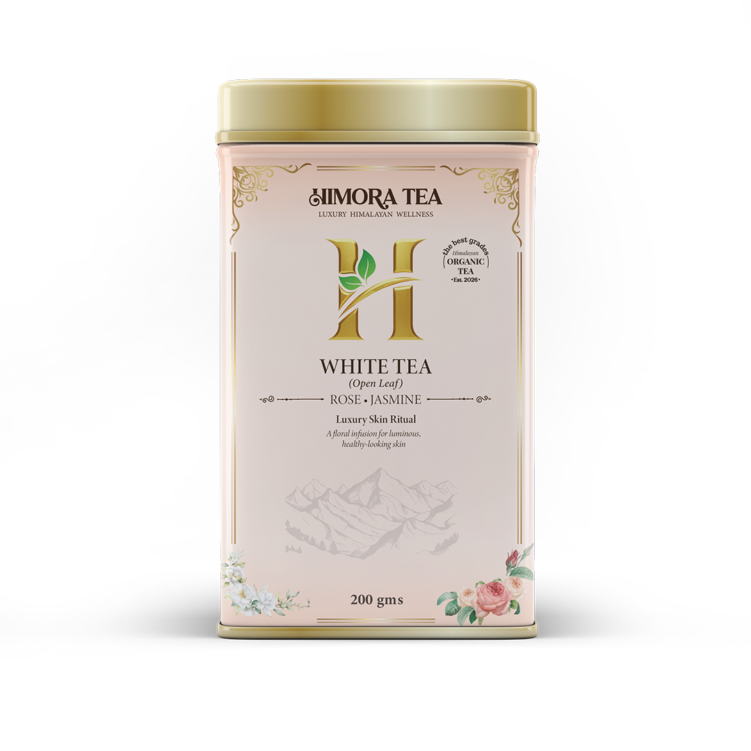 Himora White Tea – With Rose Petals and Jasmine (No Tea Bags)