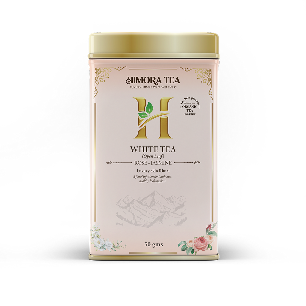 Himora White Tea – With Rose Petals and Jasmine (No Tea Bags)
