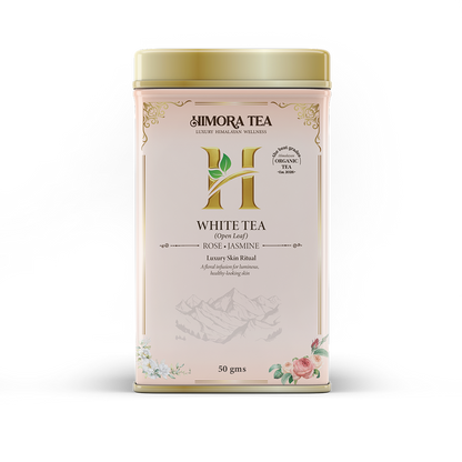 Himora White Tea – Premium Organically Grown Floral Tea Blend (No Tea Bags)