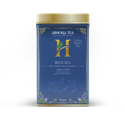 Himora Blue Tea: Organically Grown Butterfly Pea Tea Flowers (No Tea Bags)